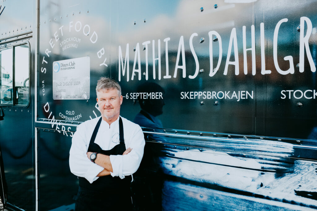 hyr en foodtruck via the foodtruck company hyra foodtruck mathias dahlgren diners club stockholm helsinki oslo copenhagen