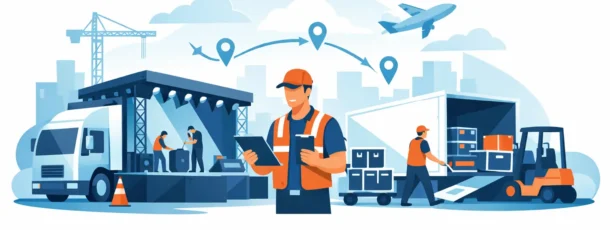Guide till eventtruck-logistik