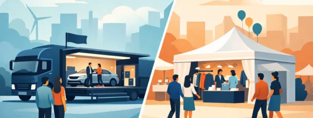 Mobil showroom vs pop up - vad ger mest effekt?