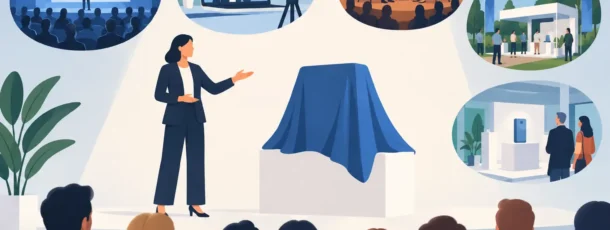 Bästa eventformaten för lansering som syns